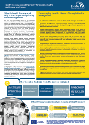 Health literacy as an EU priority for enhancing the healthcare workforce